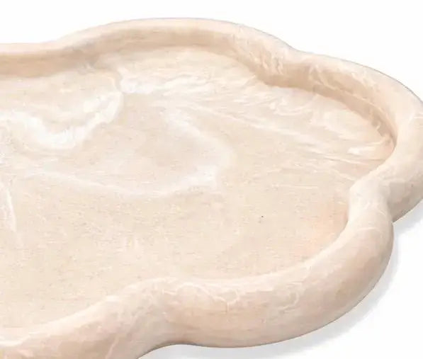 Cloud Tray - Jewellery Dish - Beige Minimalist Home Decor