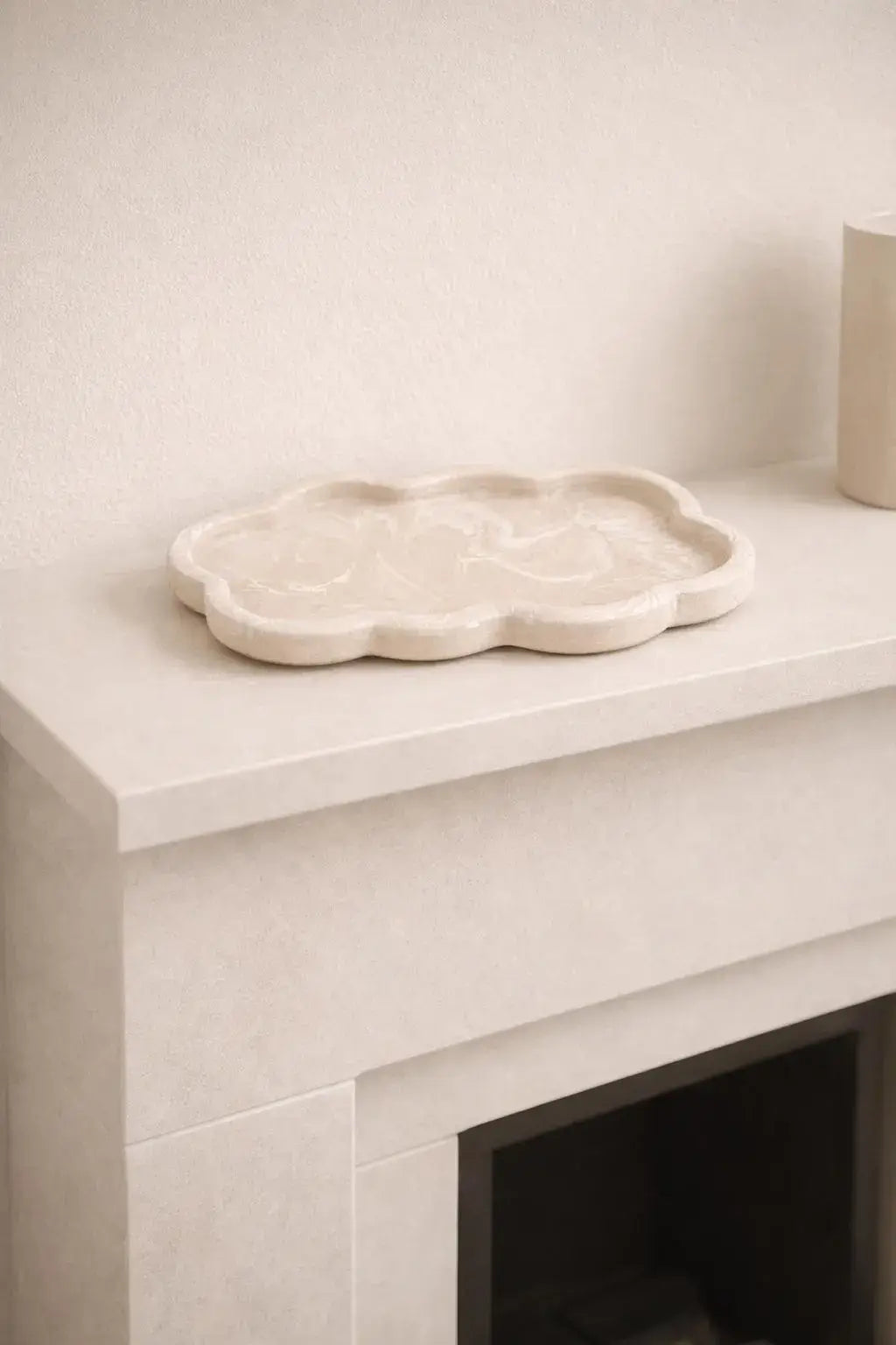 Cloud Tray - Jewellery Dish - Beige Minimalist Home Decor