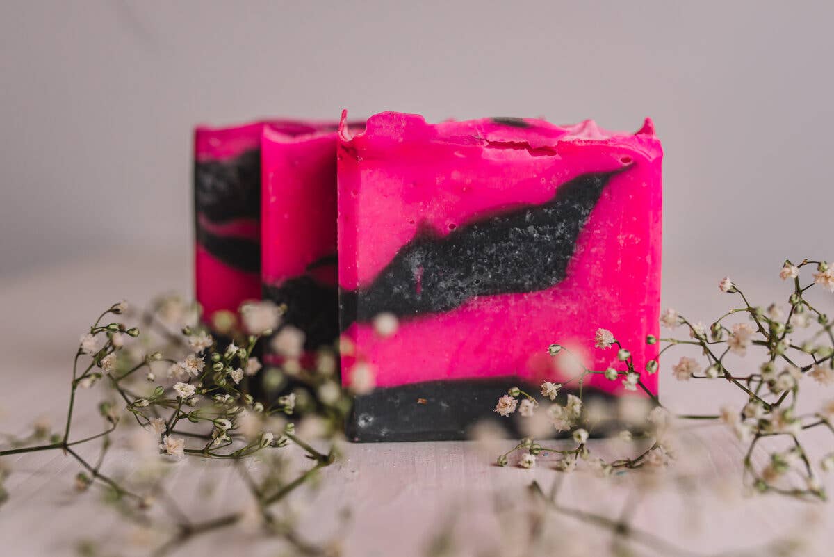 Lemongrass-Coal Soap